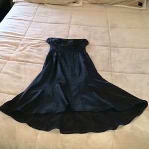 Vintage.strapless BEBE satin dress